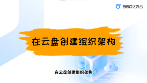 管理员如何在云盘创建组织架构？